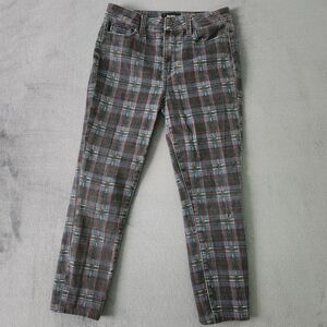 Paige Womens Size 27 Jeans Hoxton Skinny Plaid Ankle